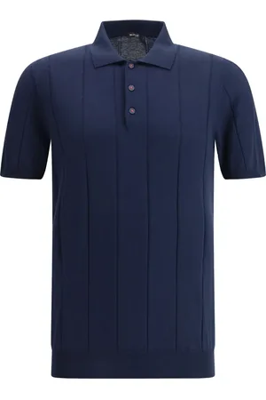 Kiton Polo in maglia a coste