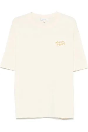 Maison Kitsuné T-shirt con ricamo