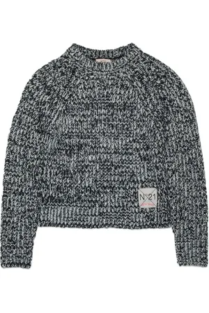 Nº21 Maglione girocollo con applicazione