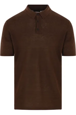 Roberto Collina Polo leggera in lino