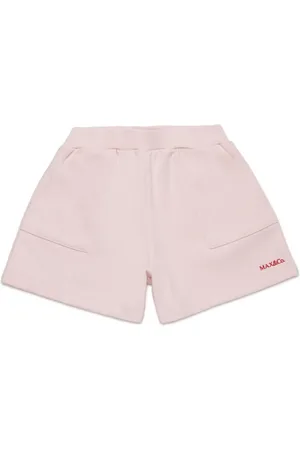 MAX&Co. Kids Shorts sportivi con ricamo