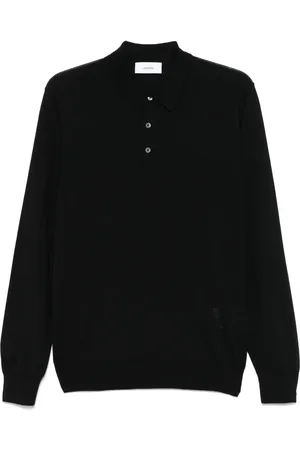 LARDINI Polo in maglia fine