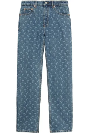 Marine Serre Pantaloni dritti