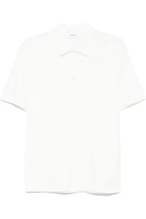 LARDINI Polo in cotone con ricamo logo