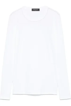 Fabiana Filippi T-shirt con dettaglio filo diamante