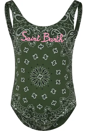 MC2 SAINT BARTH Costume intero con stampa Bandana