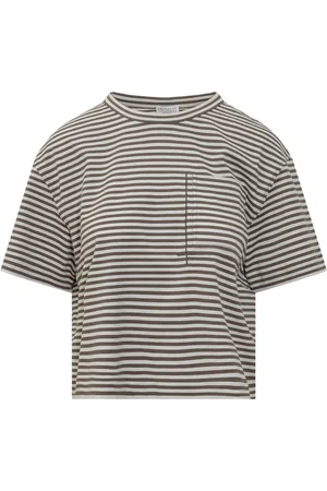 Brunello Cucinelli T-shirt a righe