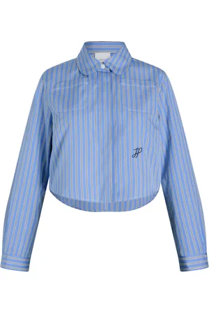 Patou Camicia crop in popeline con stampa