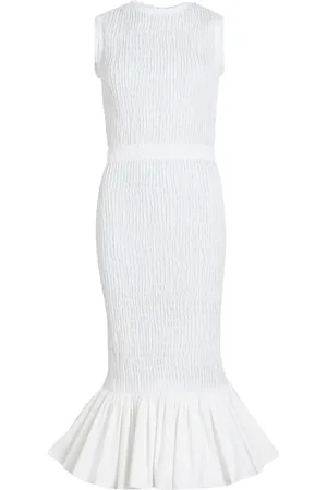 Patou Abito midi con punto smock