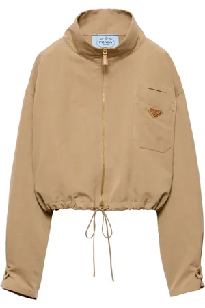 Prada Giacca crop con applicazione