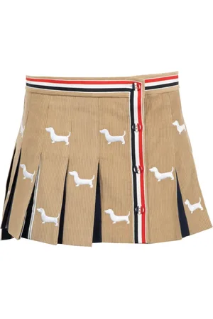 Thom Browne Minigonna con ricamo Hector