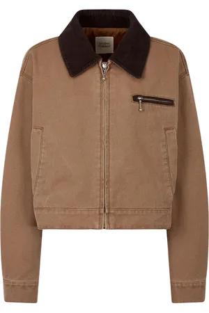 Studio Tomboy Giacca crop con colletto a coste