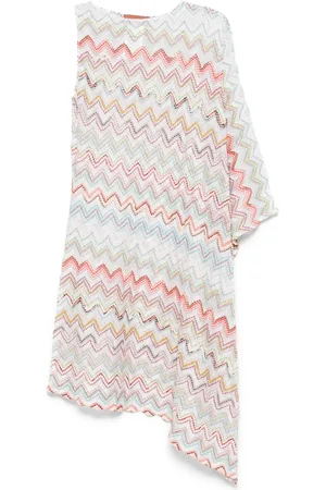 Missoni Copricostume asimmetrico a righe