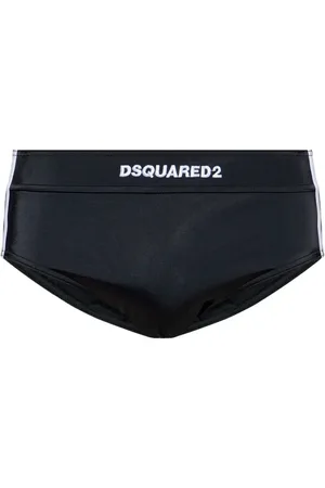 Dsquared2 Costume da bagno con logo ricamato