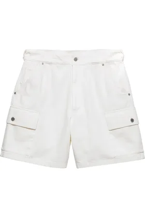 Prada Shorts con logo a triangolo