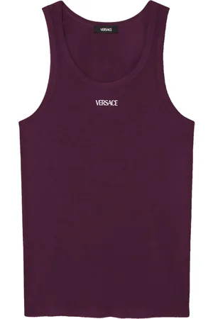 VERSACE Canotta con ricamo