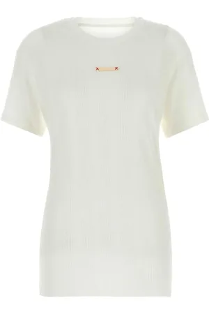 Maison Margiela T-shirt con applicazione logo