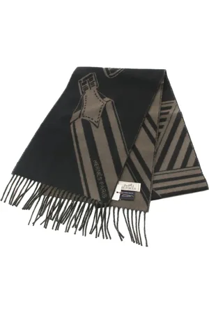 Hermès Sciarpa Sangles En Zig Zag in cashmere anni 2010