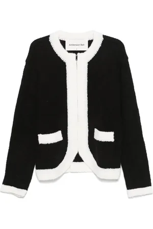 Andersson Bell Cardigan B & W con zip