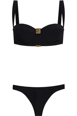 Balmain Bikini con placca logo