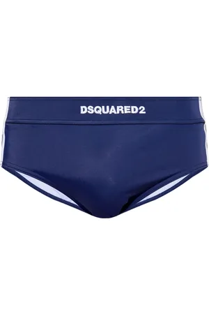 Dsquared2 Costume da bagno con logo ricamato