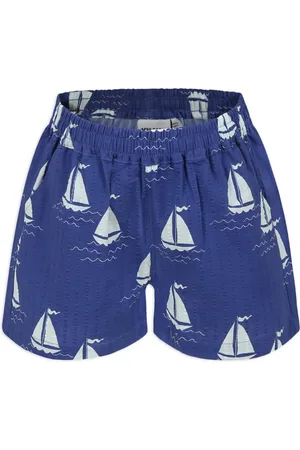 Mini Rodini Shorts Sailing Boats