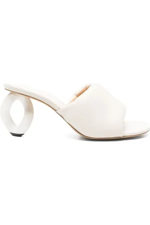 J.W.Anderson Mules in pelle con tacco a catena 70mm