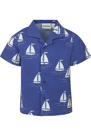 Mini Rodini Camicia Sailing Boats