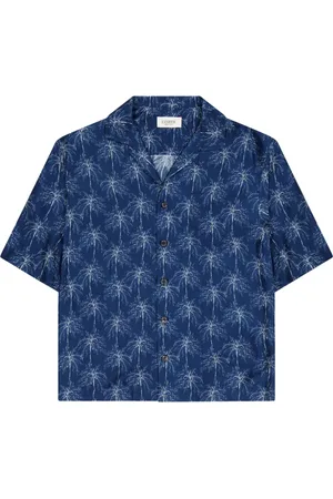 LANEUS Camicia boxy stile bowling