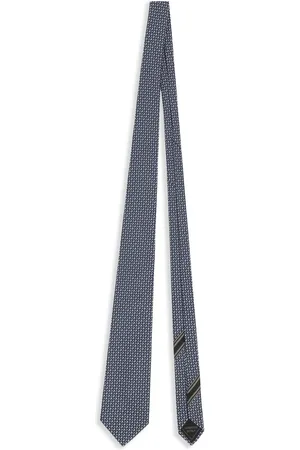 BRIONI Cravatta in seta con effetto jacquard