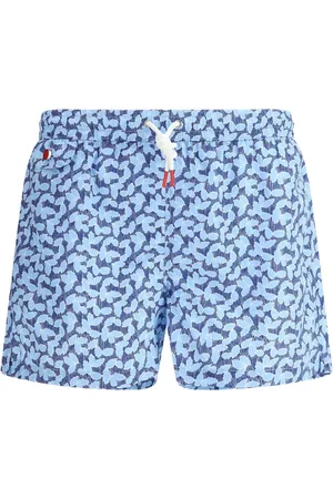 Kiton Costume da bagno con stampa grafica