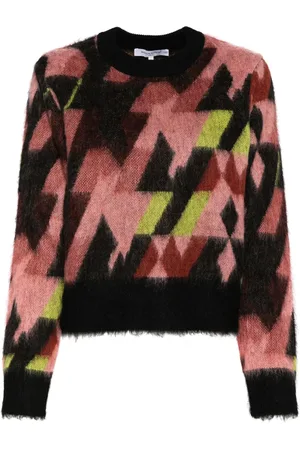 Maison Kitsuné Maglione con effetto jacquard