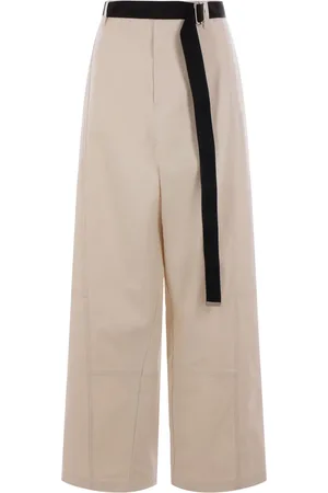 Plan C Pantaloni in tela con cintura