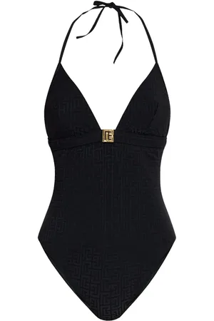 Balmain Costume da bagno con monogramma