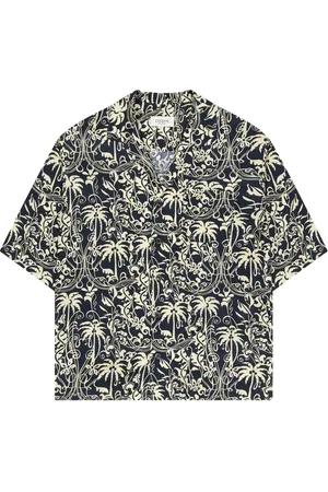 LANEUS Camicia boxy stile bowling