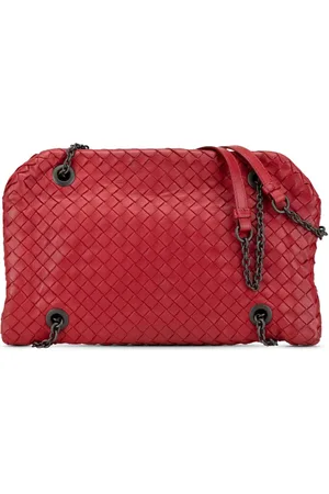 Bottega Veneta Borsa a spalla in nappa con motivo Intrecciato Duo 2012-2024