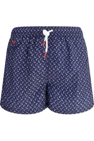 Kiton Costume da bagno con stampa paisley