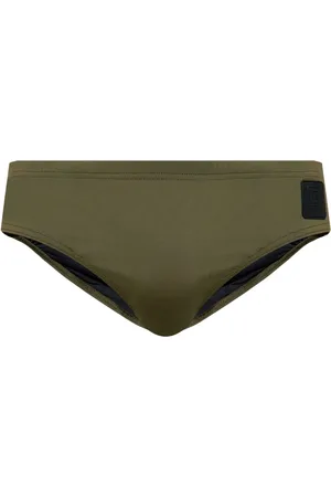 Balmain Costume da bagno con applicazione logo