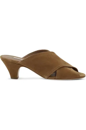 Casadei Mules in pelle scamosciata