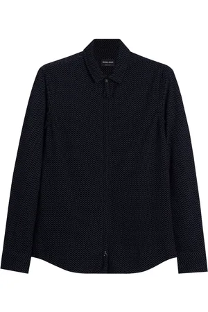 Giorgio Armani Camicia con motivo chevron