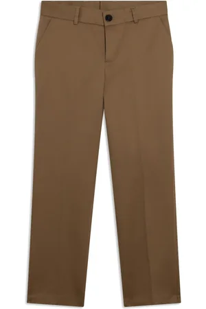 VERSACE Pantaloni dritti con pieghe
