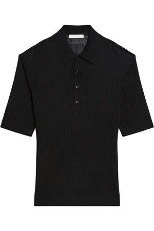 Helmut Lang Polo in maglia a coste
