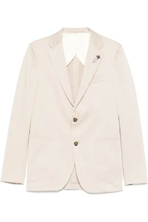 LARDINI Blazer con spilla