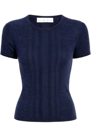 Proenza Schouler T-shirt lavorata a maglia