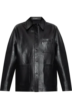 OFFICINE GENERALE Giacca in pelle con tasche