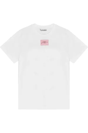 Ganni T-shirt con stampa grafica