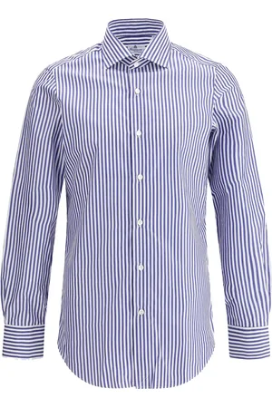 Finamore Camicia a righe in cotone