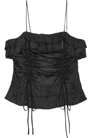 Ganni Top drappeggiato