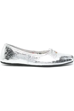 Vivienne Westwood Ballerine con effetto metallizzato