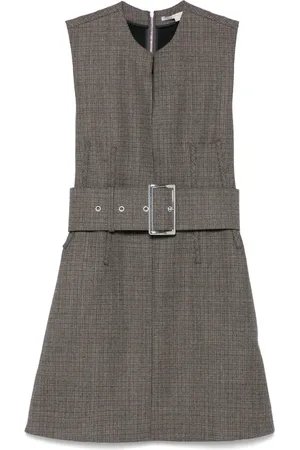 Stella McCartney Abito corto con motivo pied-de-poule